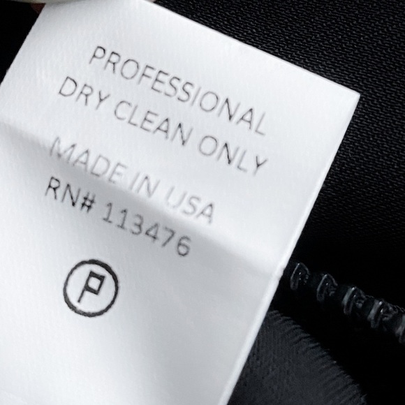 Yigal Azrouel Jumpsuit Front Zip Belted Black Sleeves Wide Leg Women’s 3 - Picture 10 of 12